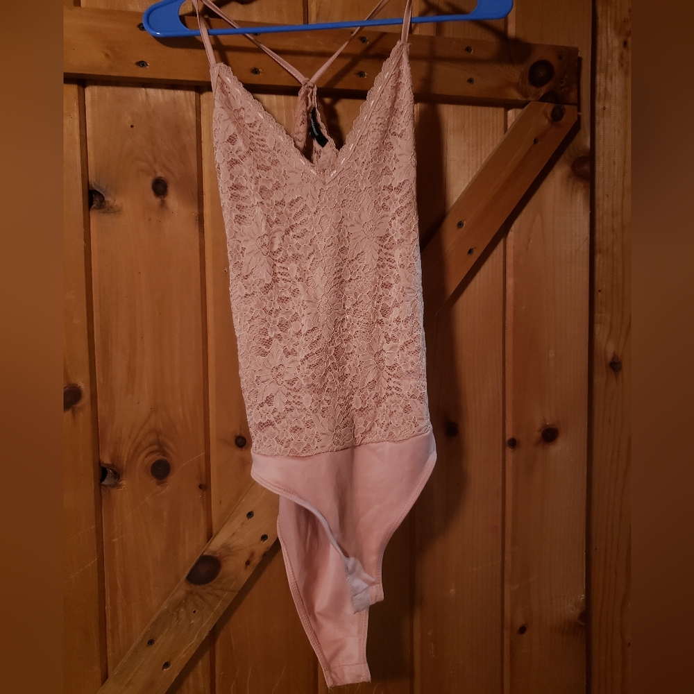 Woman's Large Pink Bodysuit